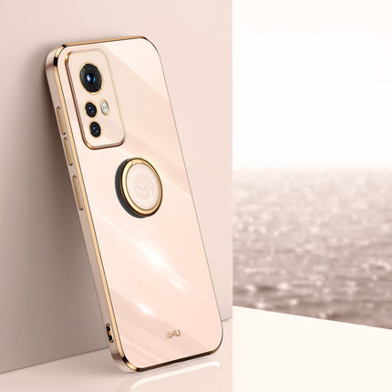 XINLI Straight Edge 6D Electroplate TPU Phone Case with Ring Holder, For Xiaomi Redmi Note 11T Pro, For Xiaomi Redmi K50, For Xiaomi Redmi K50 Ultra