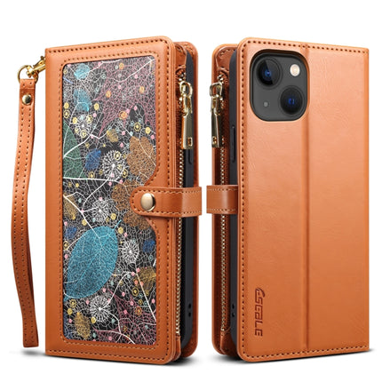 ESEBLE Star Series Lanyard Zipper Wallet RFID Leather Case, For iPhone 14 Pro Max, For iPhone 14 Pro, For iPhone 14, For iPhone 14 Plus, For iPhone 13 Pro Max, For iPhone 13 Pro, For iPhone 13, For iPhone 12 Pro Max