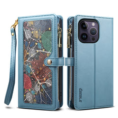 ESEBLE Star Series Lanyard Zipper Wallet RFID Leather Case, For iPhone 14 Pro Max, For iPhone 14 Pro, For iPhone 14, For iPhone 14 Plus, For iPhone 13 Pro Max, For iPhone 13 Pro, For iPhone 13, For iPhone 12 Pro Max