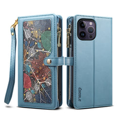 ESEBLE Star Series Lanyard Zipper Wallet RFID Leather Case, For iPhone 14 Pro Max, For iPhone 14 Pro, For iPhone 14, For iPhone 14 Plus, For iPhone 13 Pro Max, For iPhone 13 Pro, For iPhone 13, For iPhone 12 Pro Max