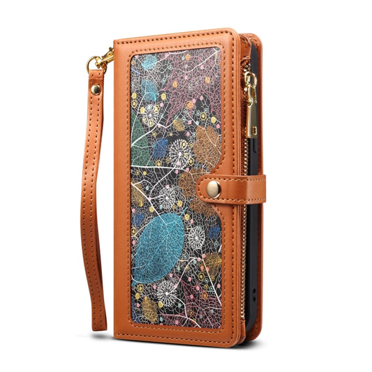 ESEBLE Star Series Lanyard Zipper Wallet RFID Leather Case, For iPhone 12 Pro, For iPhone 12, For iPhone 11 Pro Max, For iPhone 11 Pro, For iPhone 11, For iPhone SE 2022 / SE 2020 / 8 / 7, For iPhone XS Max, For iPhone XS / X