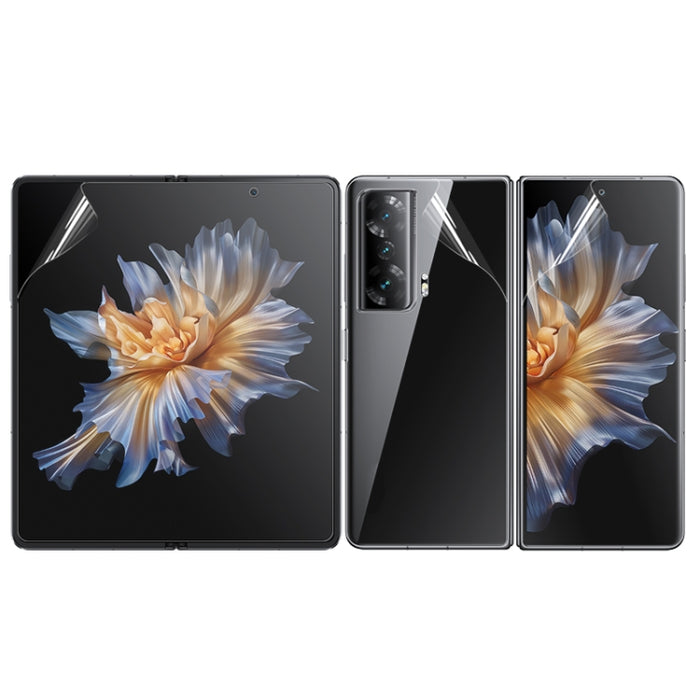 Full Screen Protector Explosion-proof Hydrogel Film Front+Big+Back Screen, For Honor Magic Vs(Front+Big+Back Screen)