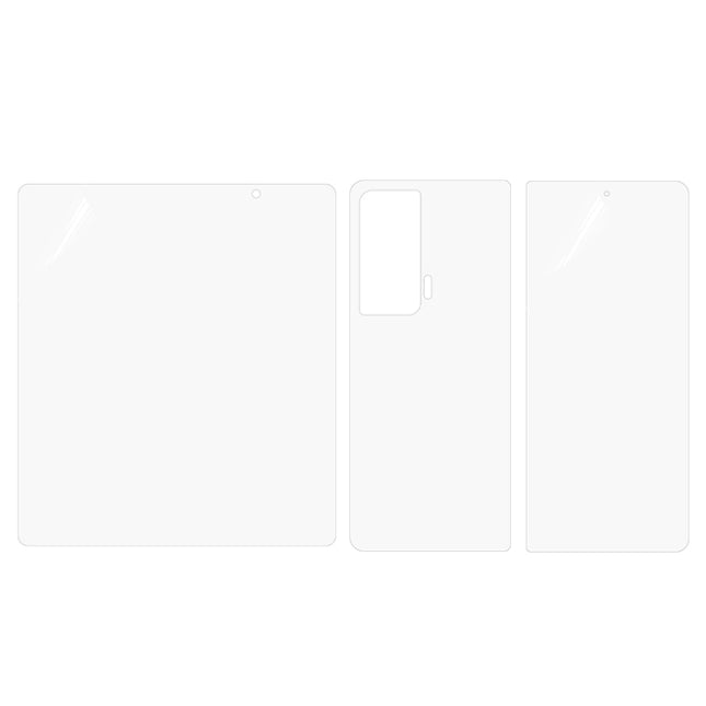 Full Screen Protector Explosion-proof Hydrogel Film Front+Big+Back Screen, For Honor Magic Vs(Front+Big+Back Screen)