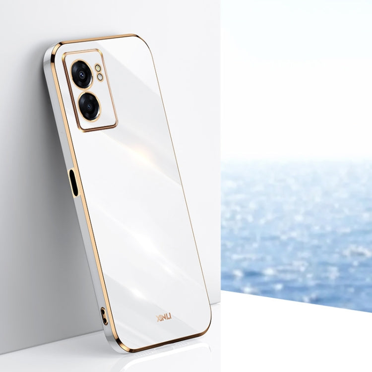 XINLI Straight Edge 6D Electroplate TPU Phone Case