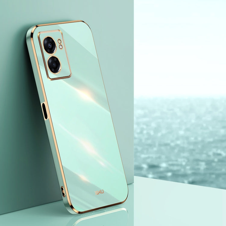 XINLI Straight Edge 6D Electroplate TPU Phone Case