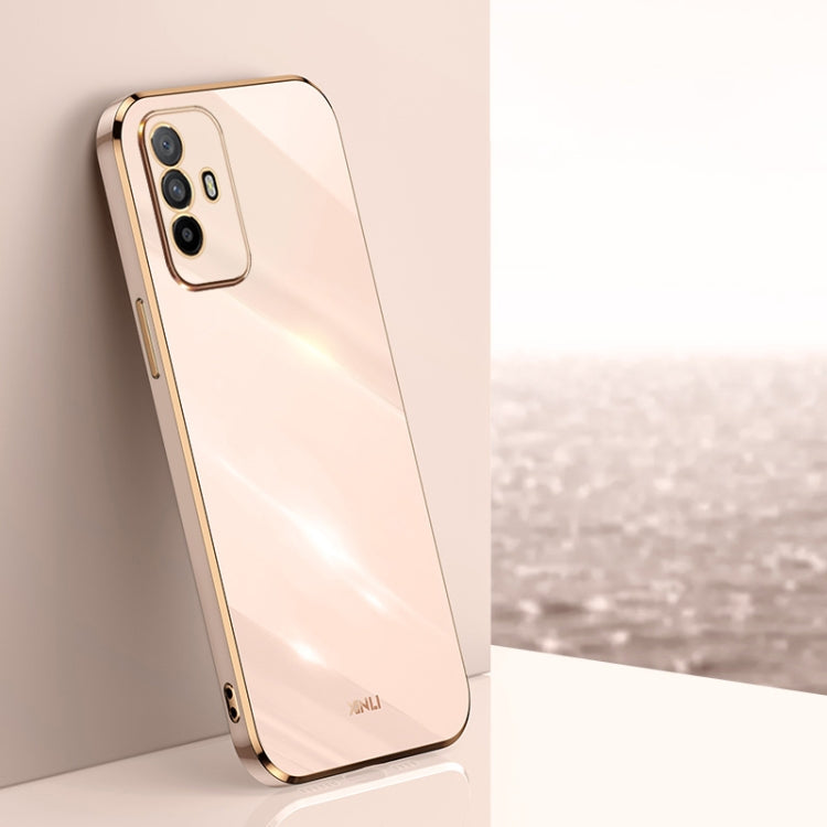 XINLI Straight Edge 6D Electroplate TPU Phone Case