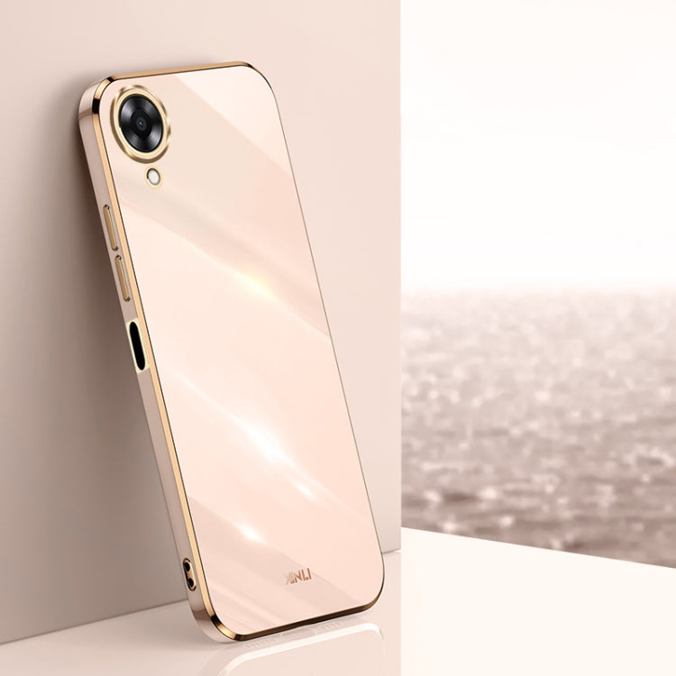 XINLI Straight Edge 6D Electroplate TPU Phone Case