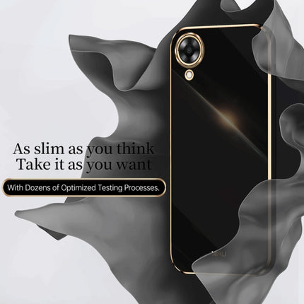 XINLI Straight Edge 6D Electroplate TPU Phone Case, For OPPO A17k, For OPPO A36, For OPPO A58 5G