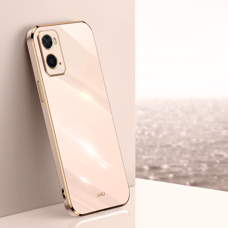 XINLI Straight Edge 6D Electroplate TPU Phone Case