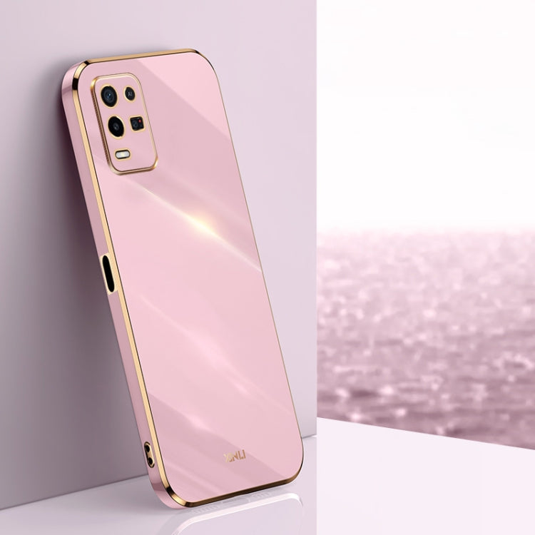 XINLI Straight Edge 6D Electroplate TPU Phone Case