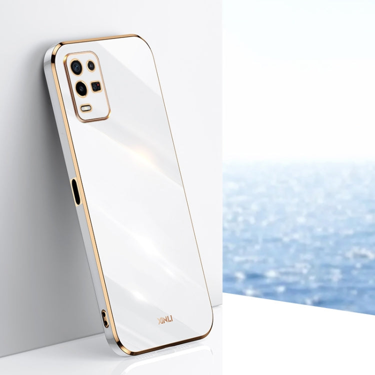 XINLI Straight Edge 6D Electroplate TPU Phone Case
