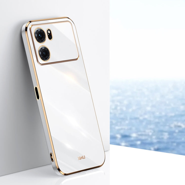 XINLI Straight Edge 6D Electroplate TPU Phone Case