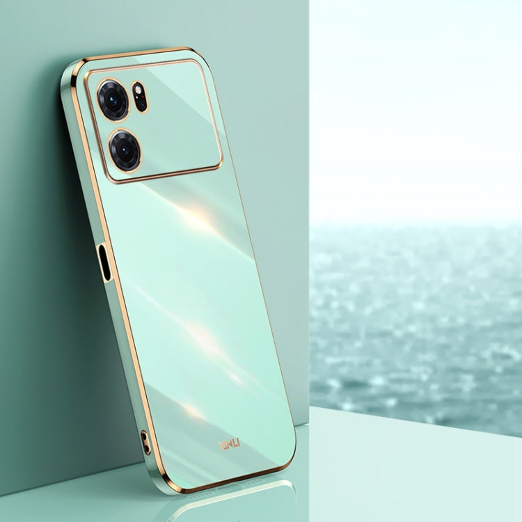 XINLI Straight Edge 6D Electroplate TPU Phone Case