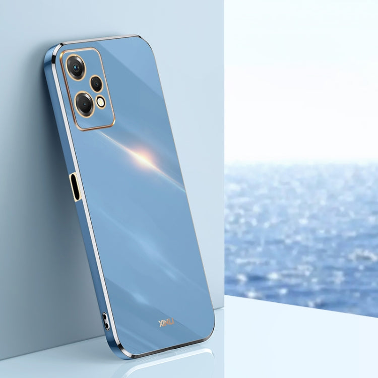 XINLI Straight Edge 6D Electroplate TPU Phone Case