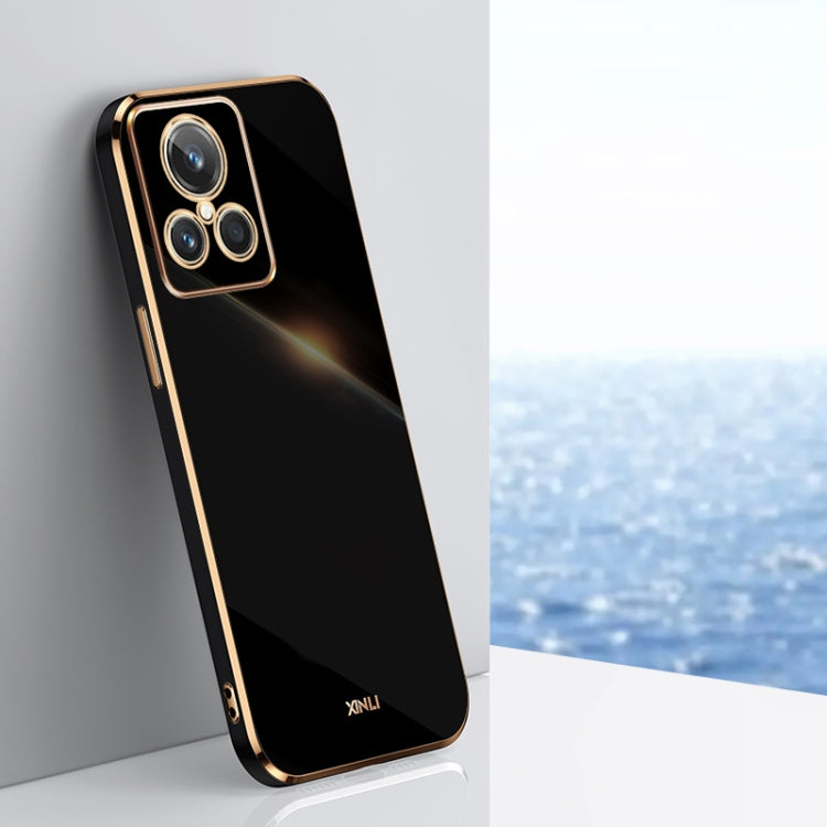 XINLI Straight Edge 6D Electroplate TPU Phone Case
