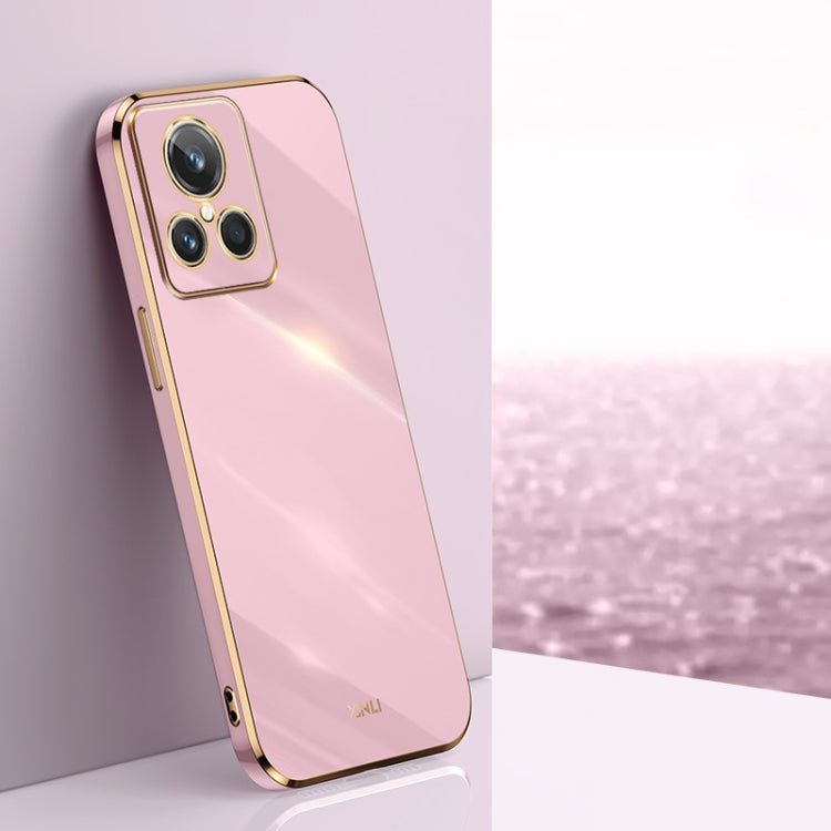 XINLI Straight Edge 6D Electroplate TPU Phone Case