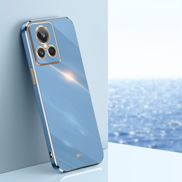 XINLI Straight Edge 6D Electroplate TPU Phone Case