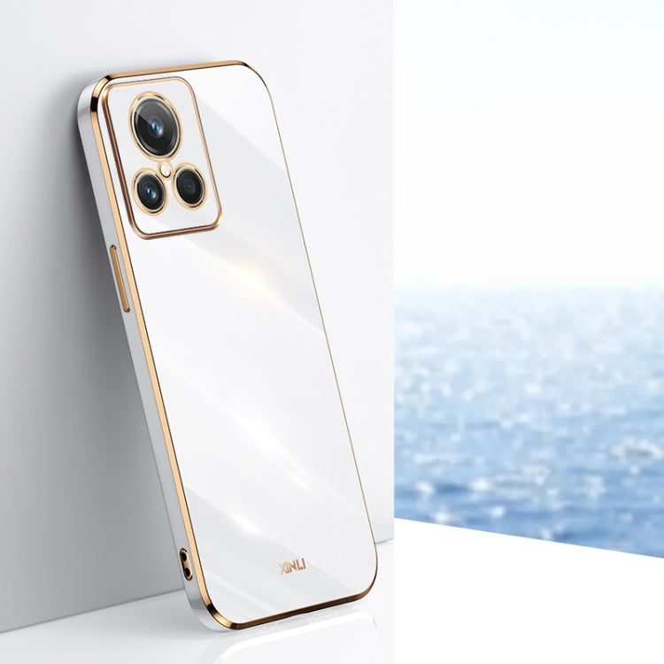 XINLI Straight Edge 6D Electroplate TPU Phone Case