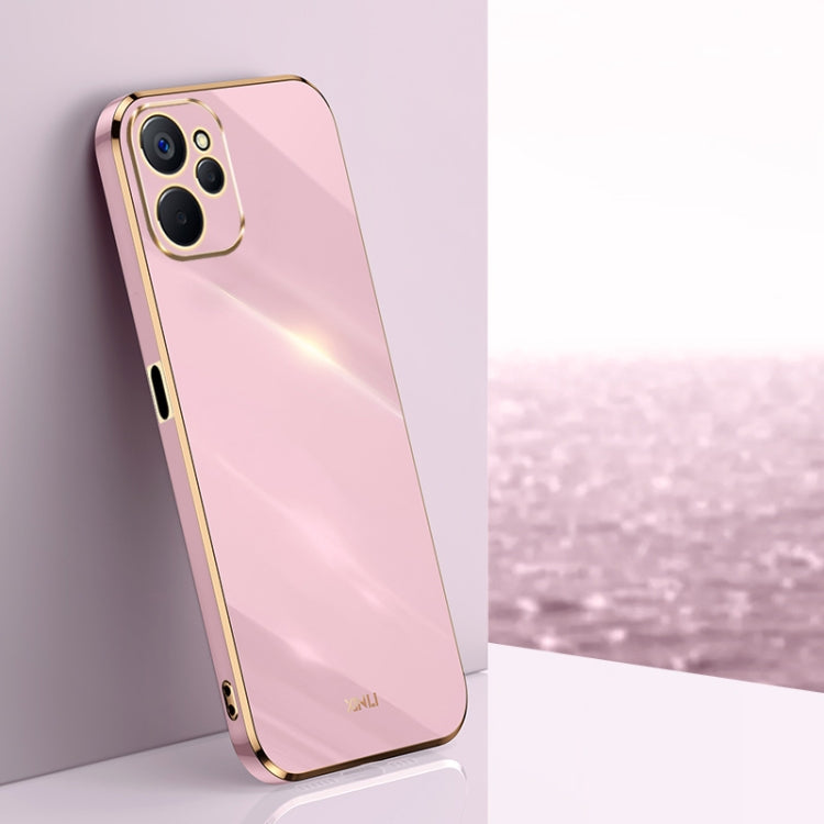 XINLI Straight Edge 6D Electroplate TPU Phone Case