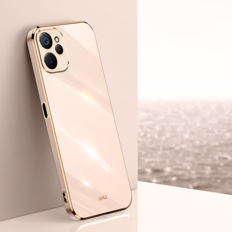 XINLI Straight Edge 6D Electroplate TPU Phone Case
