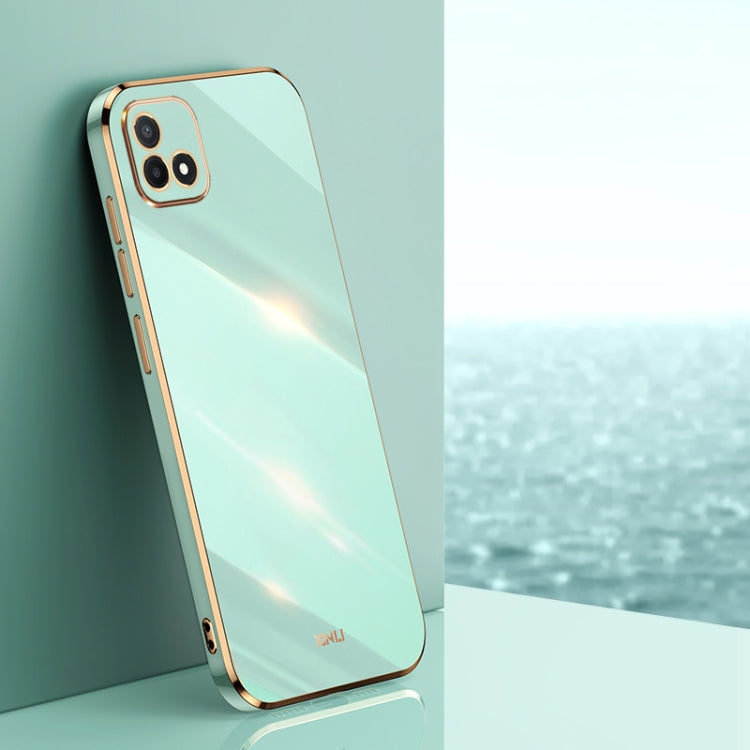 XINLI Straight Edge 6D Electroplate TPU Phone Case