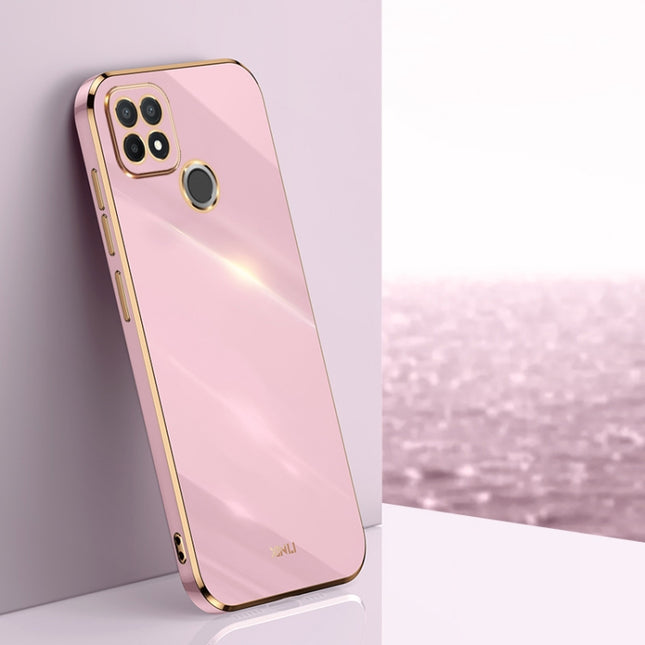 XINLI Straight Edge 6D Electroplate TPU Phone Case, For Realme C21Y, For Realme C31, For Realme C33 4G