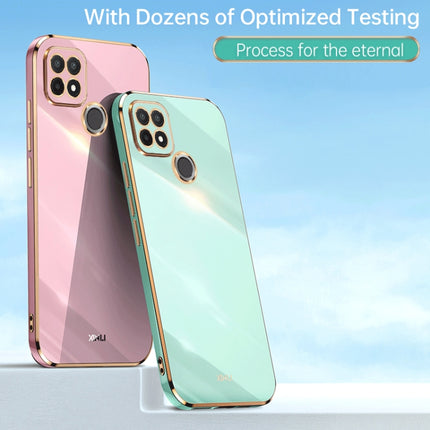 XINLI Straight Edge 6D Electroplate TPU Phone Case, For Realme C21Y, For Realme C31, For Realme C33 4G