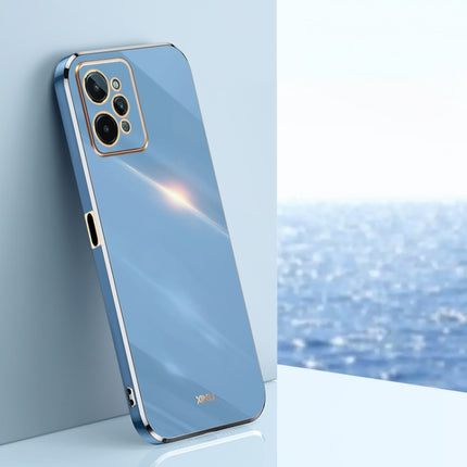 XINLI Straight Edge 6D Electroplate TPU Phone Case, For Realme C21Y, For Realme C31, For Realme C33 4G
