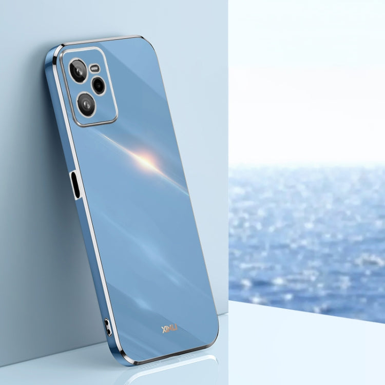 XINLI Straight Edge 6D Electroplate TPU Phone Case