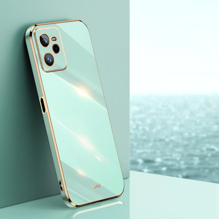 XINLI Straight Edge 6D Electroplate TPU Phone Case