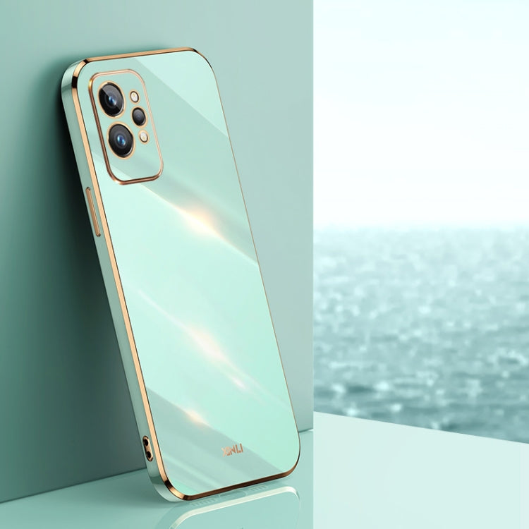 XINLI Straight Edge 6D Electroplate TPU Phone Case