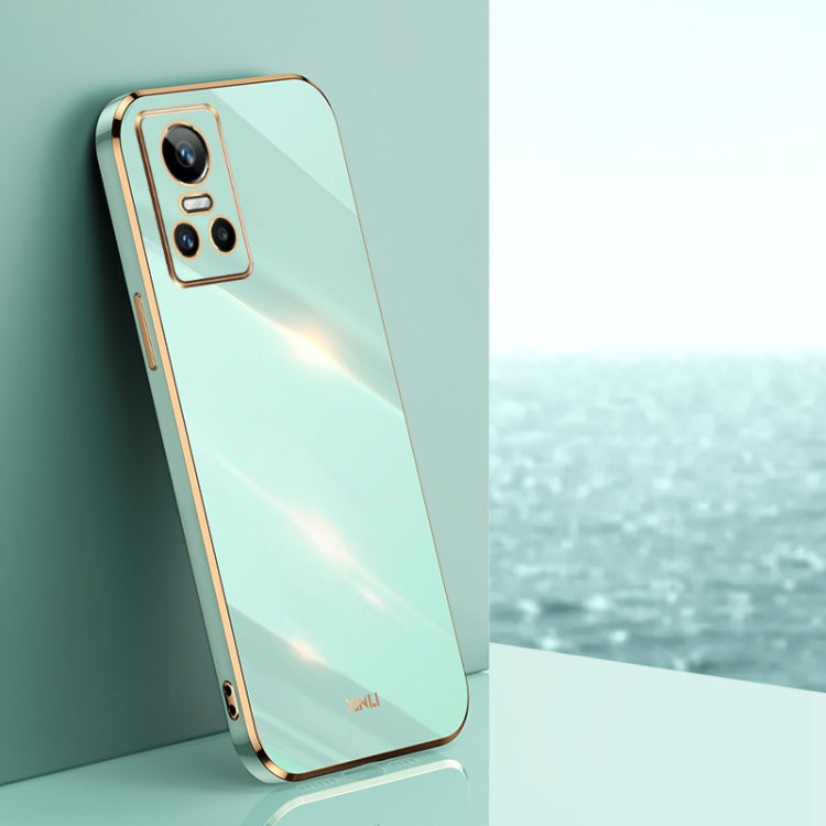 XINLI Straight Edge 6D Electroplate TPU Phone Case