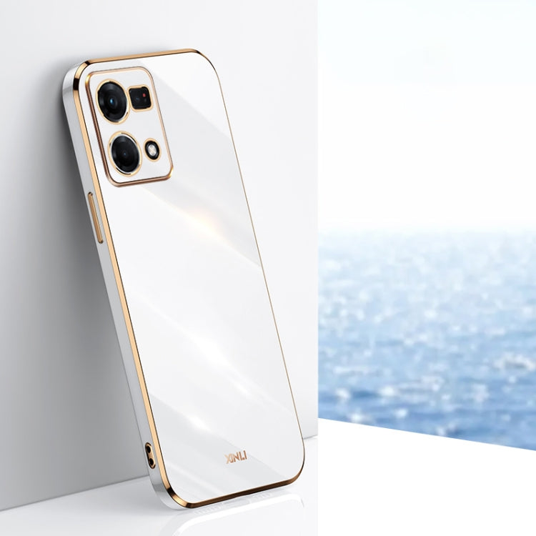 XINLI Straight Edge 6D Electroplate TPU Phone Case