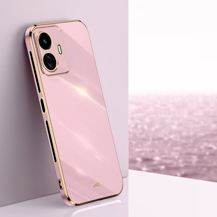 XINLI Straight Edge 6D Electroplate TPU Phone Case