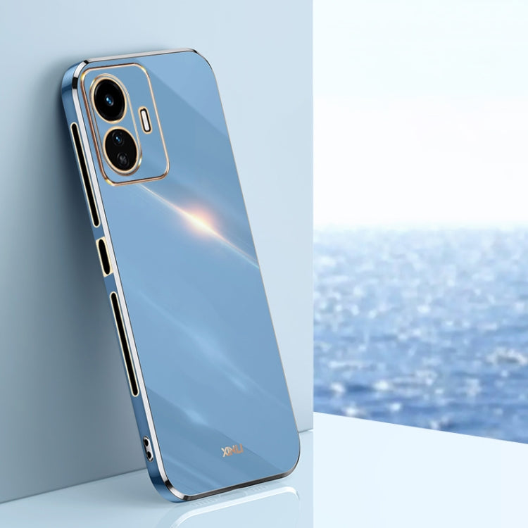 XINLI Straight Edge 6D Electroplate TPU Phone Case