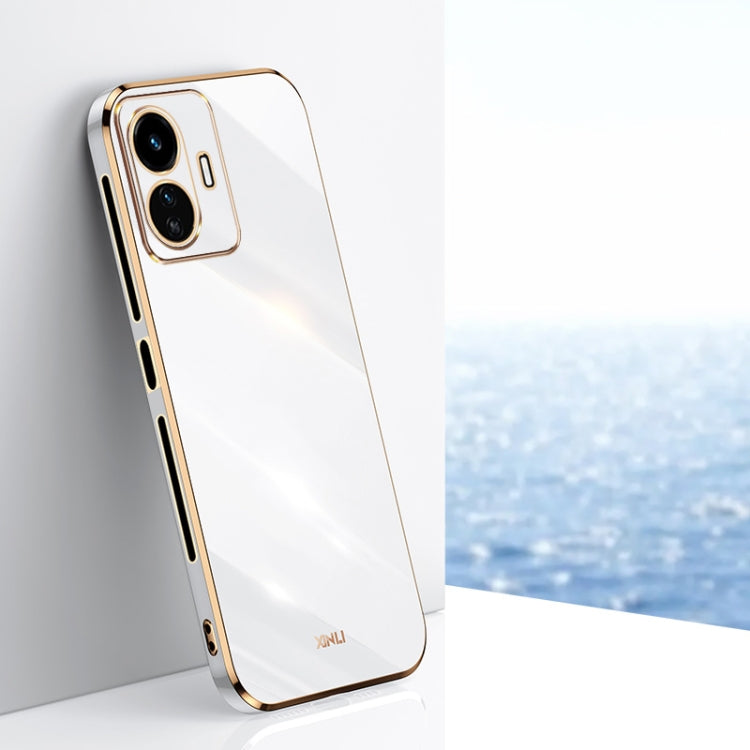 XINLI Straight Edge 6D Electroplate TPU Phone Case