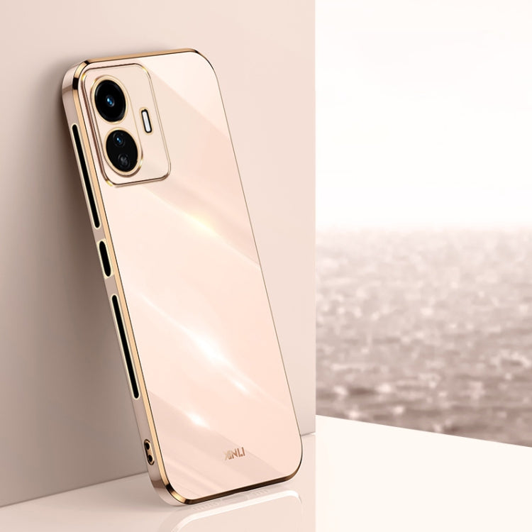 XINLI Straight Edge 6D Electroplate TPU Phone Case