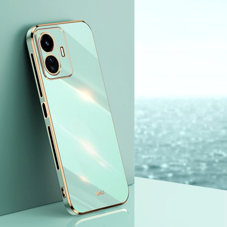 XINLI Straight Edge 6D Electroplate TPU Phone Case