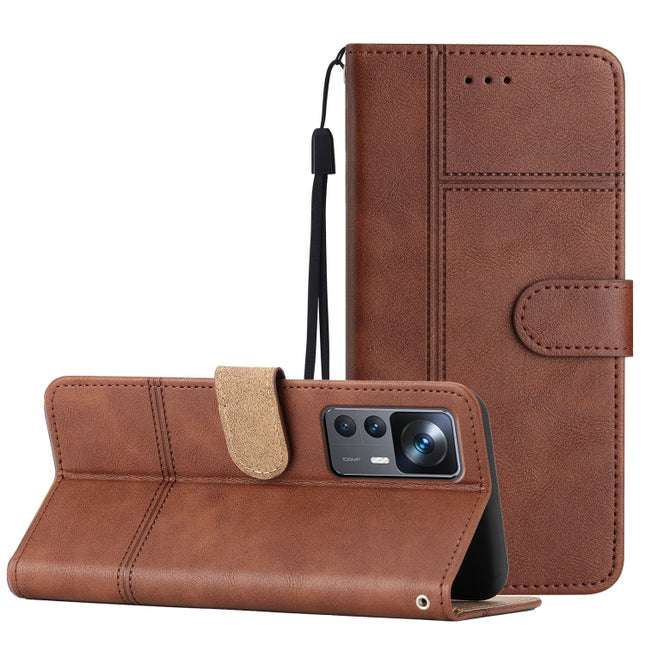 Business Style Cowhide Texture Leather Phone Case, For Xiaomi 12T, For Xiaomi 12 Lite, For Xiaomi 12 Pro, For Xiaomi Redmi 10 2022