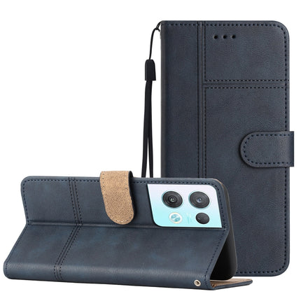 Business Style Cowhide Texture Leather Phone Case, For OPPO Reno8 5G, For OPPO Reno8 Lite, For OPPO Reno8 Pro 5G, For OPPO Find X5