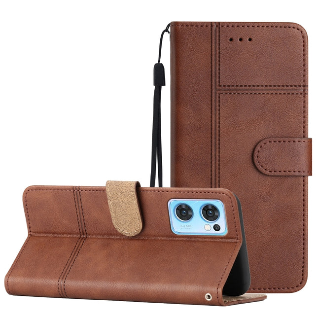 Business Style Cowhide Texture Leather Phone Case, For OPPO Find X5 Lite, For OPPO Find X5 Pro, For OPPO A96, For OPPO A94 5G