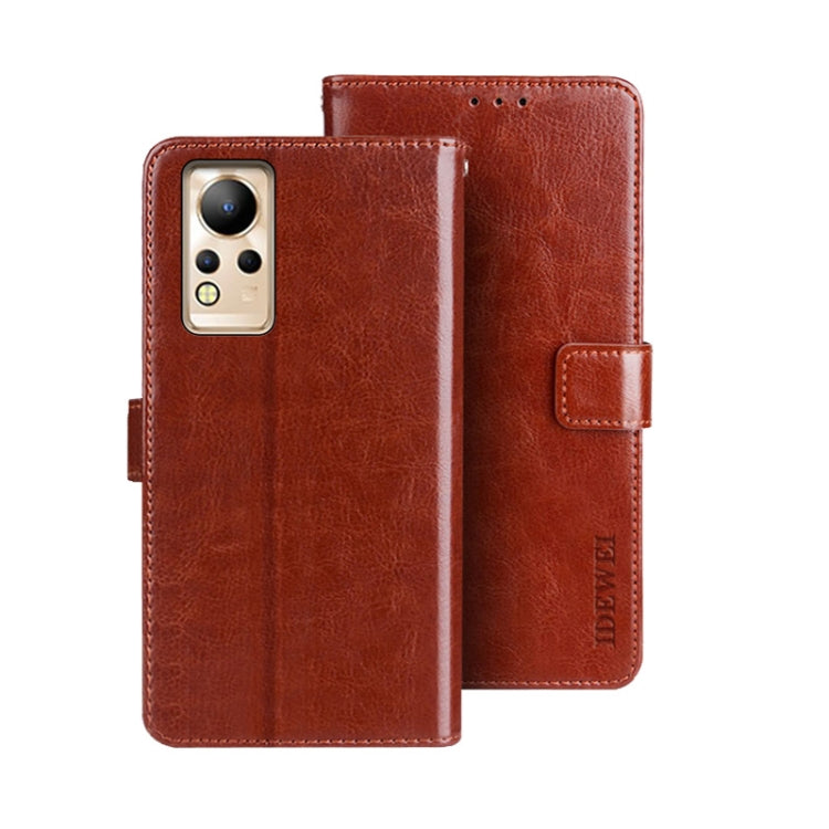 idewei Crazy Horse Texture Leather Phone Case, For Huawei nova Y90, For Infinix Note 12, For Infinix Note 12 Pro 4G