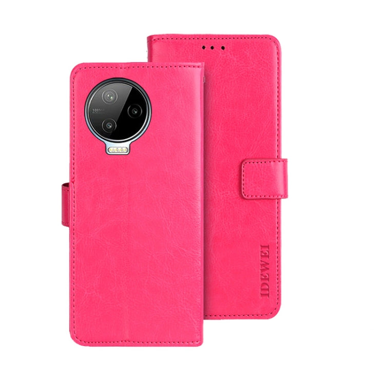 idewei Crazy Horse Texture Leather Phone Case, For Huawei nova Y90, For Infinix Note 12, For Infinix Note 12 Pro 4G