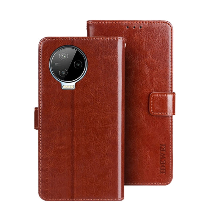 idewei Crazy Horse Texture Leather Phone Case, For Huawei nova Y90, For Infinix Note 12, For Infinix Note 12 Pro 4G