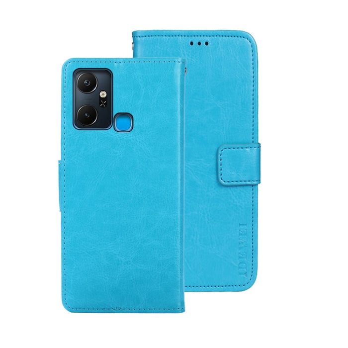 idewei Crazy Horse Texture Leather Phone Case, For Infinix Smart 6 Plus, For Nokia G11 Plus, For Samsung Galaxy A04e 4G