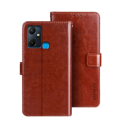idewei Crazy Horse Texture Leather Phone Case, For Infinix Smart 6 Plus, For Nokia G11 Plus, For Samsung Galaxy A04e 4G