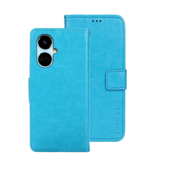 idewei Crazy Horse Texture Leather Phone Case, For Tecno Camon 19, For Tecno Pova 3, For Tecno Pova Neo 2
