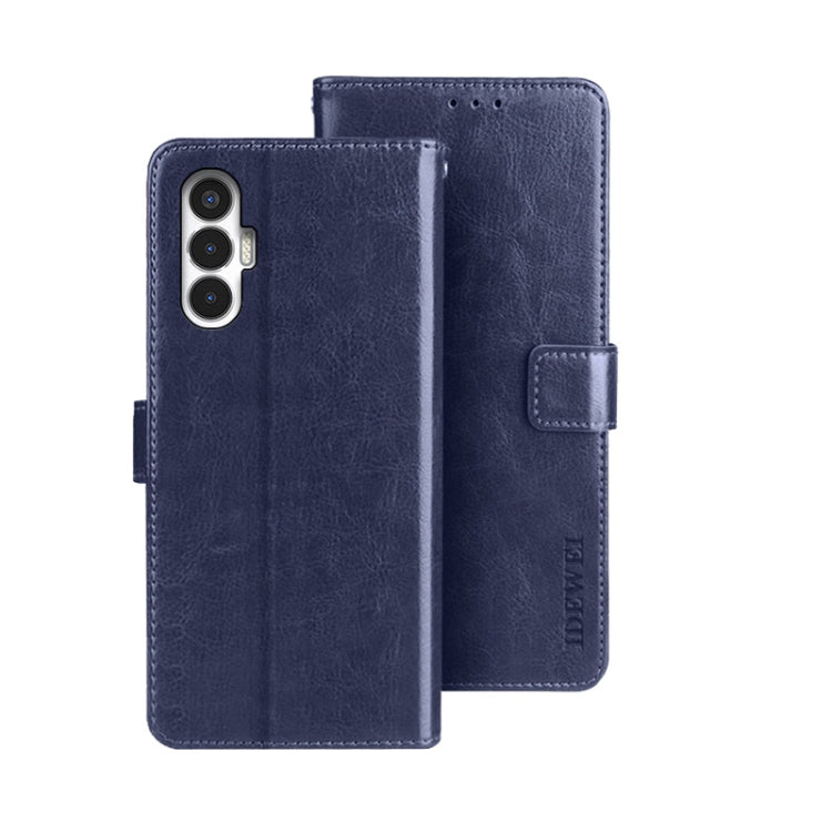 idewei Crazy Horse Texture Leather Phone Case, For Tecno Camon 19, For Tecno Pova 3, For Tecno Pova Neo 2
