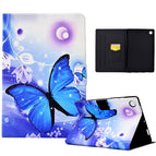 For Samsung Galaxy Tab A8 10.5 2021 / A8 2022 / Blue Butterfly