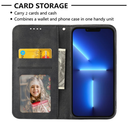 Cubic Grid Calf Texture Magnetic Leather Phone Case, For Samsung Galaxy A54 5G, For Xiaomi 13, For Xiaomi 13 Pro, For Xiaomi Poco C40